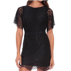 San Marco black mini dress