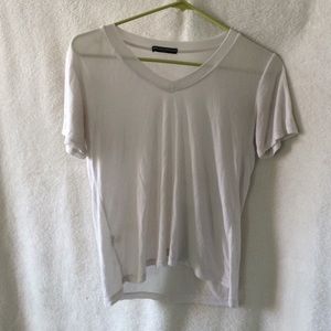 Brandy Melville White Tee