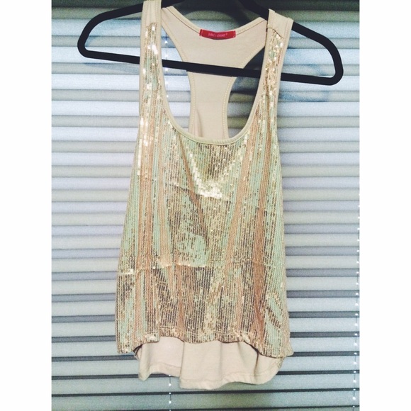 Sparkly Racerback Tank