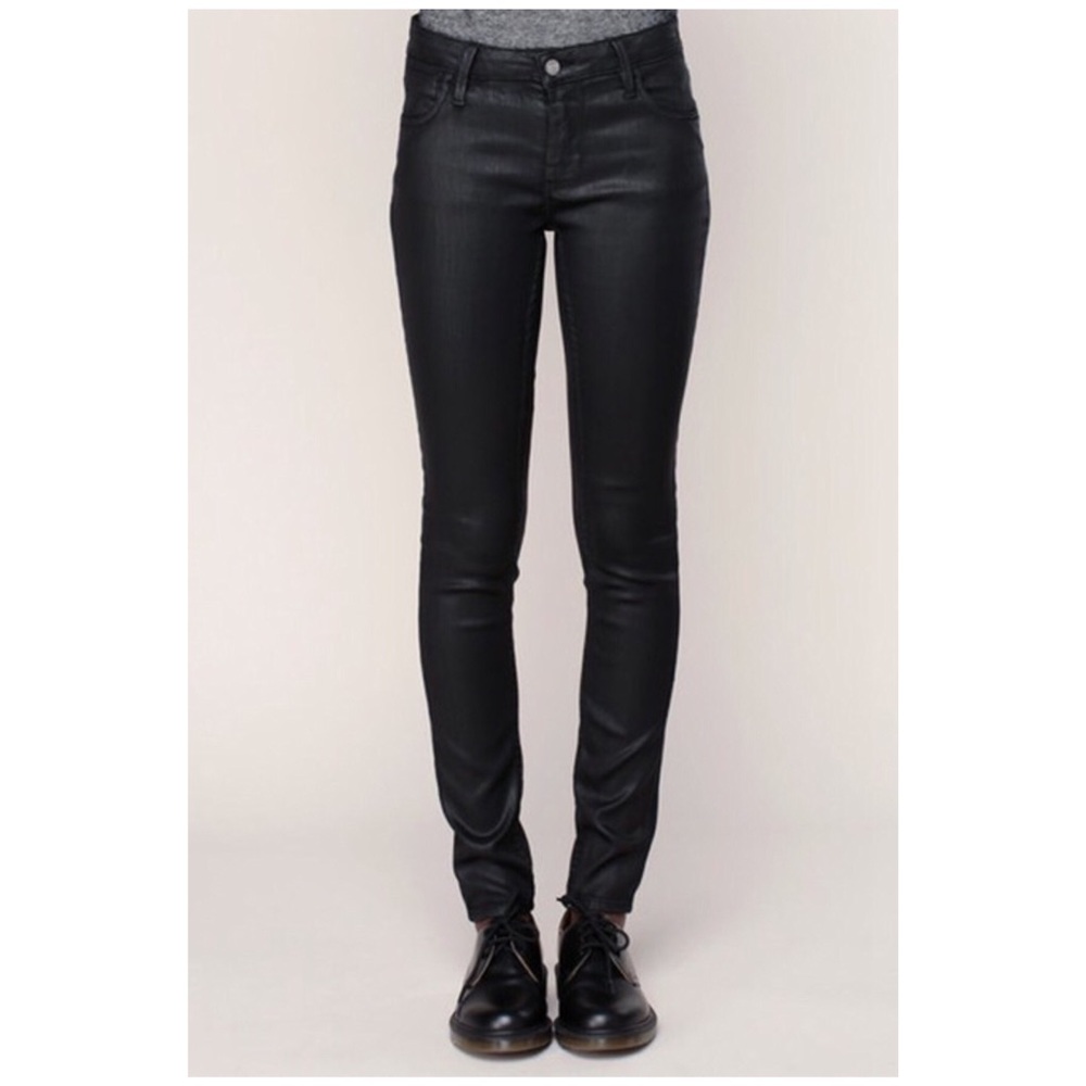 SOLD Reiko Waxed Skinny Pants - Picture 1 of 8