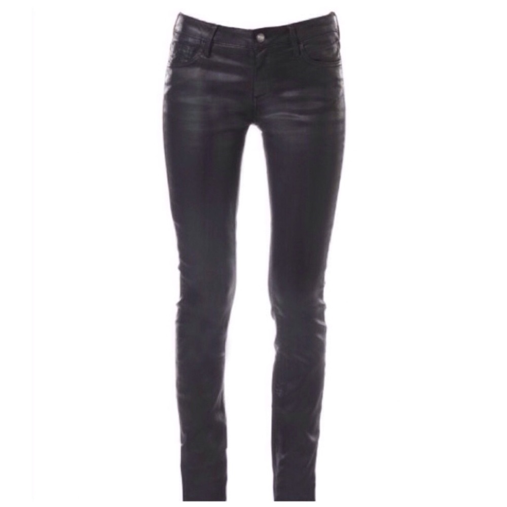 SOLD Reiko Waxed Skinny Pants - Picture 3 of 8