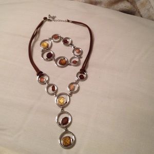Lia Sophia necklace and bracelet