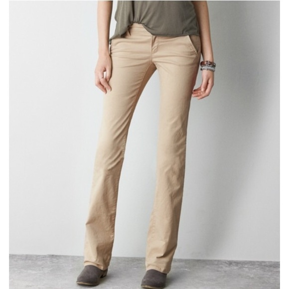 american eagle stretch khakis