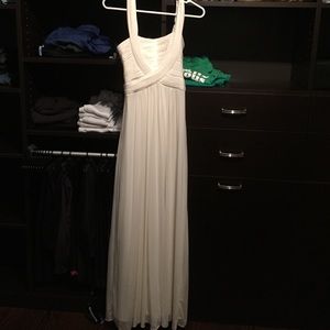 Beautiful BCBG long white dress