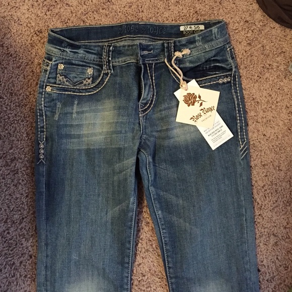 Rose Royce bootcut jeans.