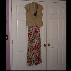 Maxi dress and jacket