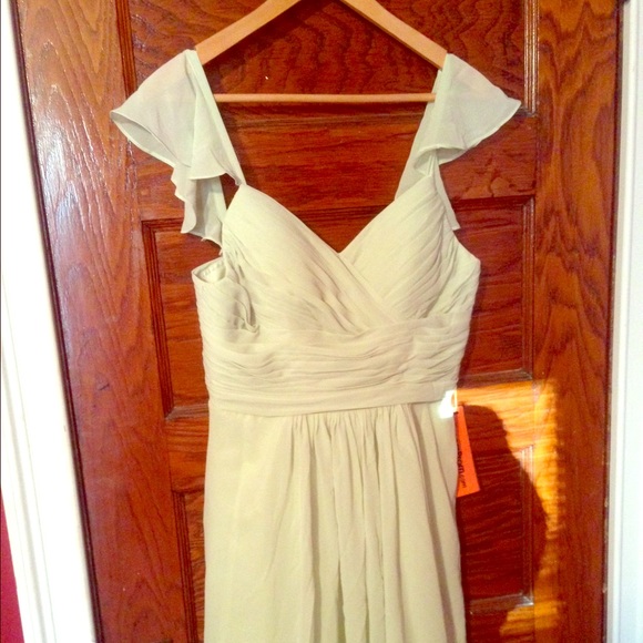 Mint green flowy dress