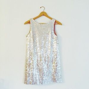 Free People sequin mini dress.