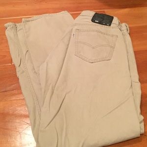 Khaki Levi jeans