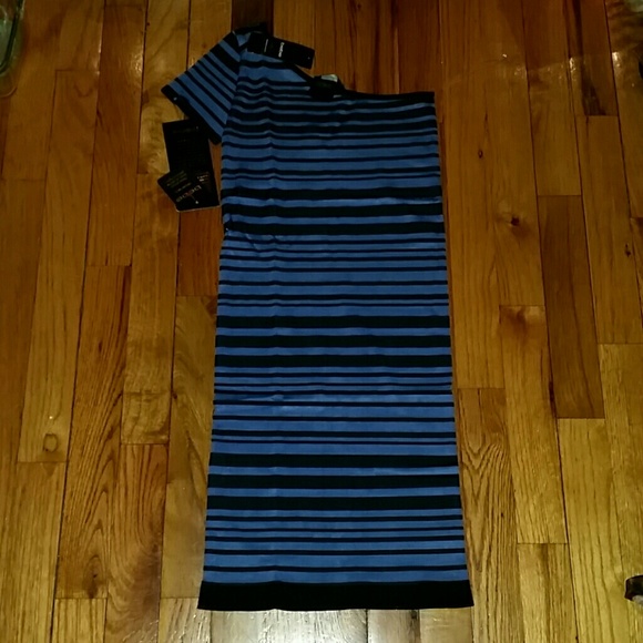Bebe Stripe Dress Size P/S - NWT - Picture 2 of 3