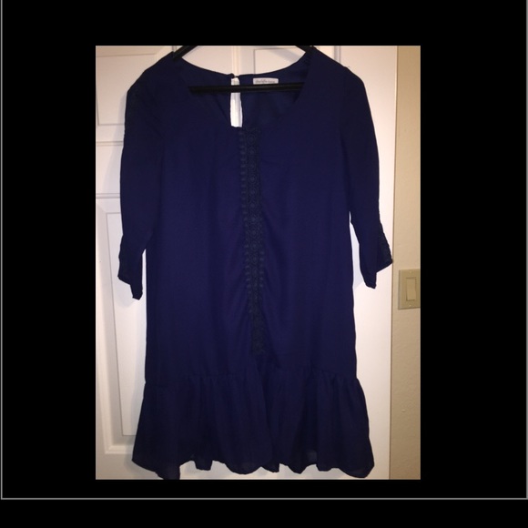 💟 Navy blue Charlotte Russe dress! NSWT