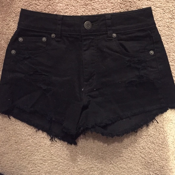 NWOT American Eagle black high waisted shorts