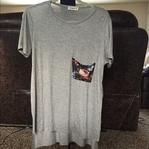 Floral Pocket Blouse