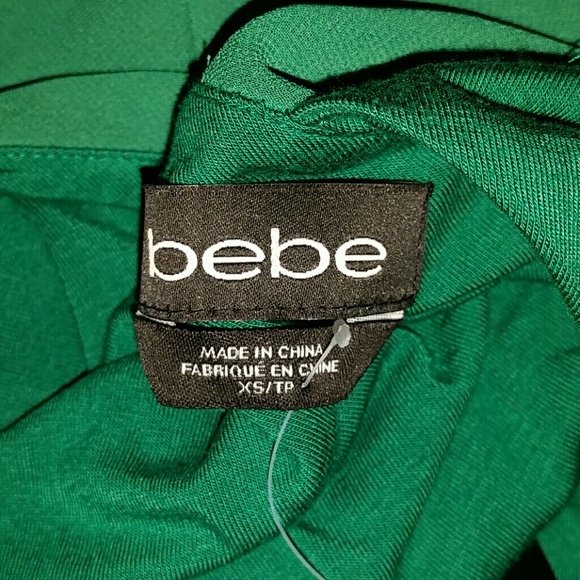 ❌SOLD❌ Bebe Asymmetric Flutter Sleeve Dress XS - Picture 3 of 3