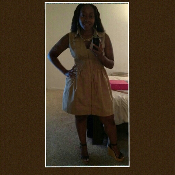 Tan dress