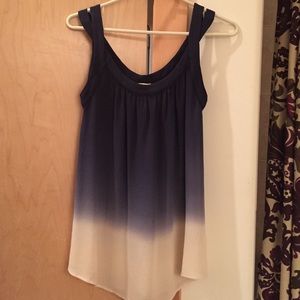 Anthropologie ombre tank