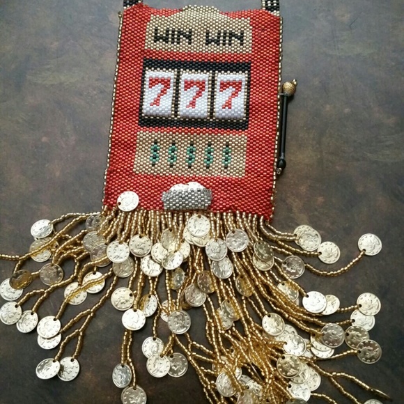 Unique Hand-Beaded  Card & Money Purse