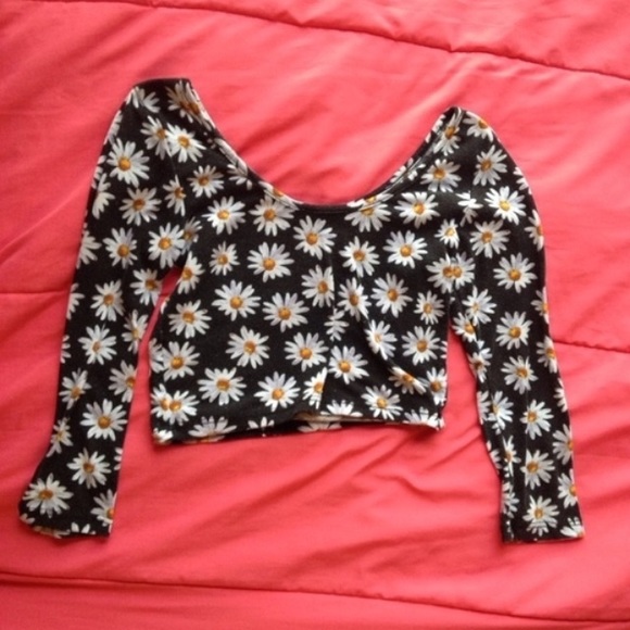 Daisy floral crop top - Picture 2 of 3