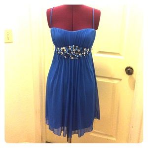 Blue semi formal dress
