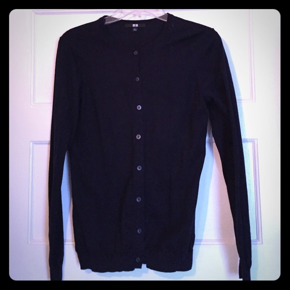 Navy Blue Uniqlo Cardigan