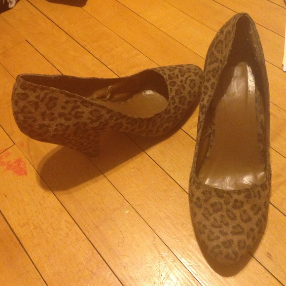 Leopard print heels