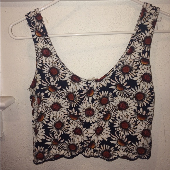 Floral crop top