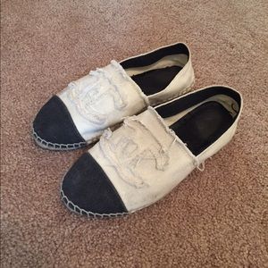 Chanel Espadrilles Canvas Flats