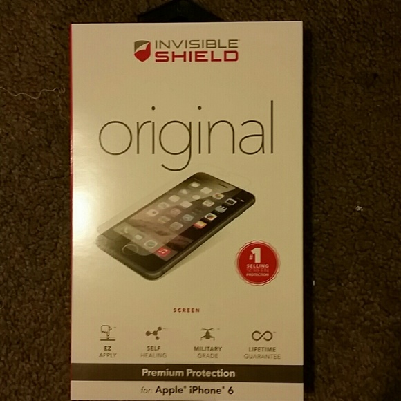 New Apple IPhone 6 Zagg Invisible Shield