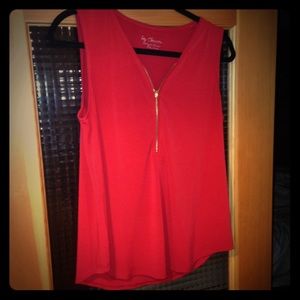 chico's zip front tank