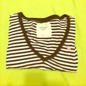 Abercrombie Short Sleeve Striped Shirt