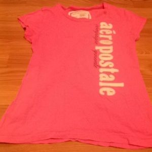 Pink Aeropostale shirt.