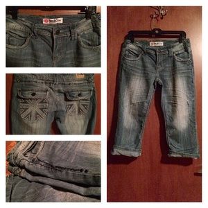 YASO Denim Capri Jeans size 7/8