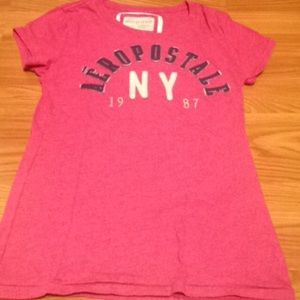 A pink Aeropostale shirt.