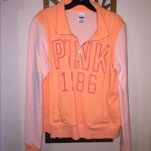 Bright orange Victoria's Secret PINK sweater