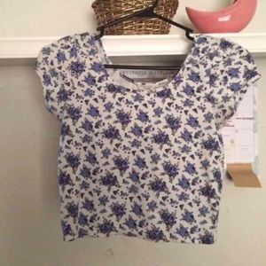 Floral crop top