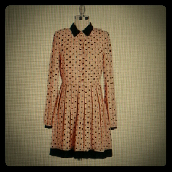 ModCloth Polka Dot Shirt Dress