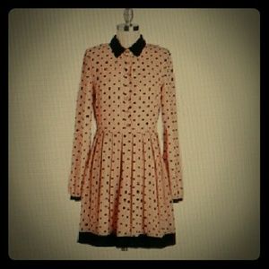 ModCloth Polka Dot Shirt Dress
