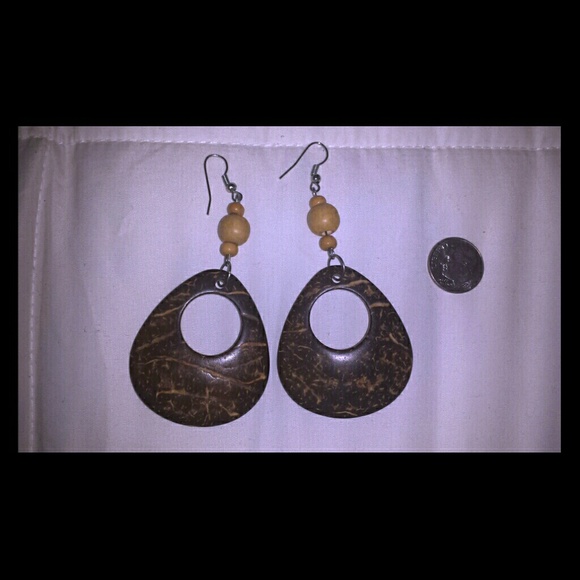Wooden earrings