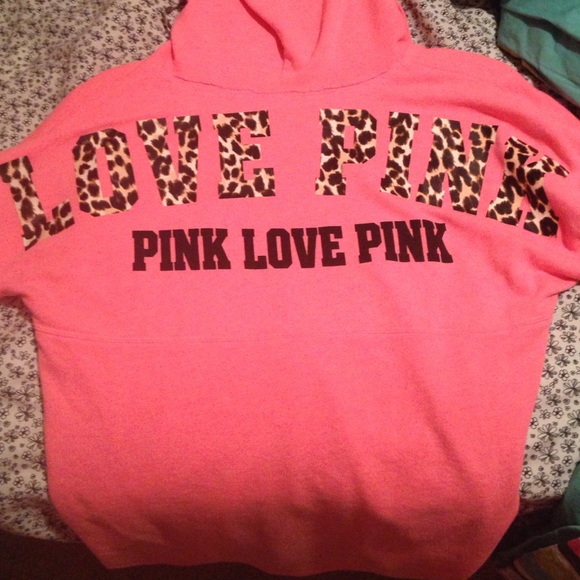 Rare PINK Varsity Leopard Crew