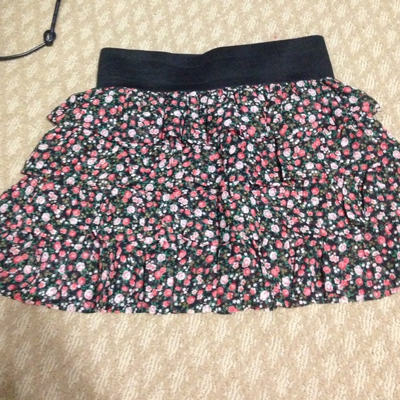 Floral skater skirt