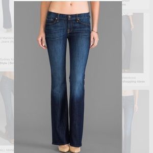 7 for all mankind bootcut jeans size 27