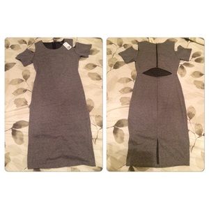 Forever 21 Open Shoulder & Cut Out Back Dress