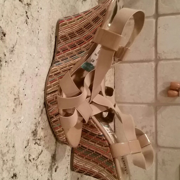 Sandals, 3 inch wedge, like new
