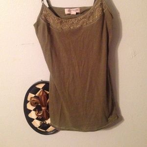 Green Hollister tanktop