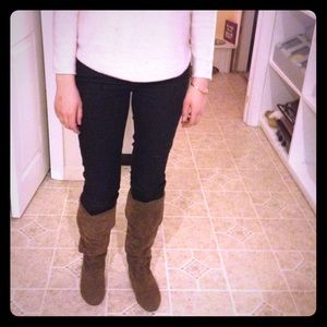 Brown Flat Boots