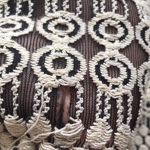 ❌SOLD❌Stretch black lace fit & flare mini dress - Picture 4 of 4