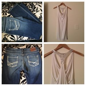 ON HOLD Complete the Look! Jeans + Top Bundle