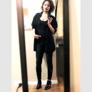 Urban Renewal Flannel Black Shirt