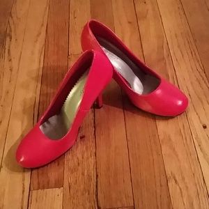 Candy red heels