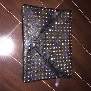 Bebe black clutch